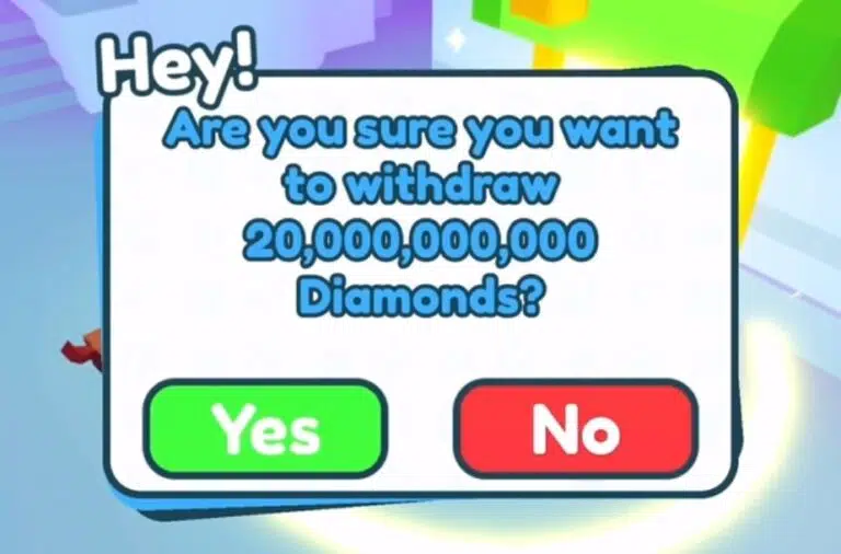 Diamond Withdrawal Pet Simulator X