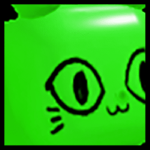 Huge Green Balloon Cat Regular