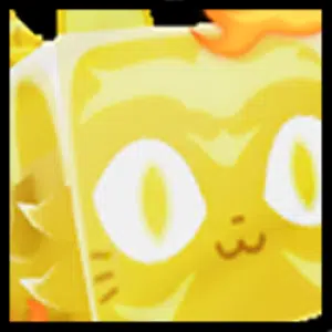 Huge Inferno Cat Golden