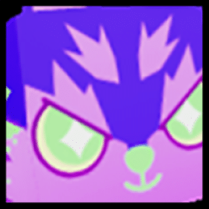 Huge Neon Twilight Wolf Regular