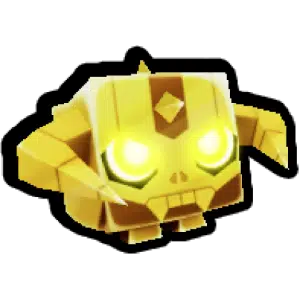 Metal Skull Golden
