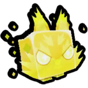 Neon Twilight Wolf Golden