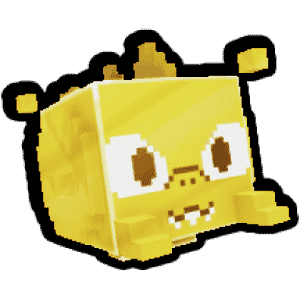 Pixel Dino Golden