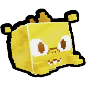 Pixel Dino Golden
