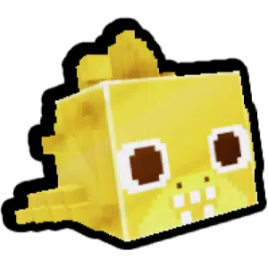 Pixel Shark Golden