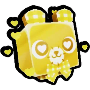 Valentine's Bear Golden